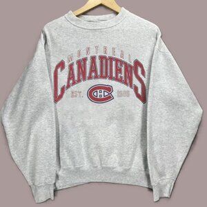 Vtg Montreal Canadiens Sweatshirt, Vintage NHL Canadiens Hockey Unisex Shirt